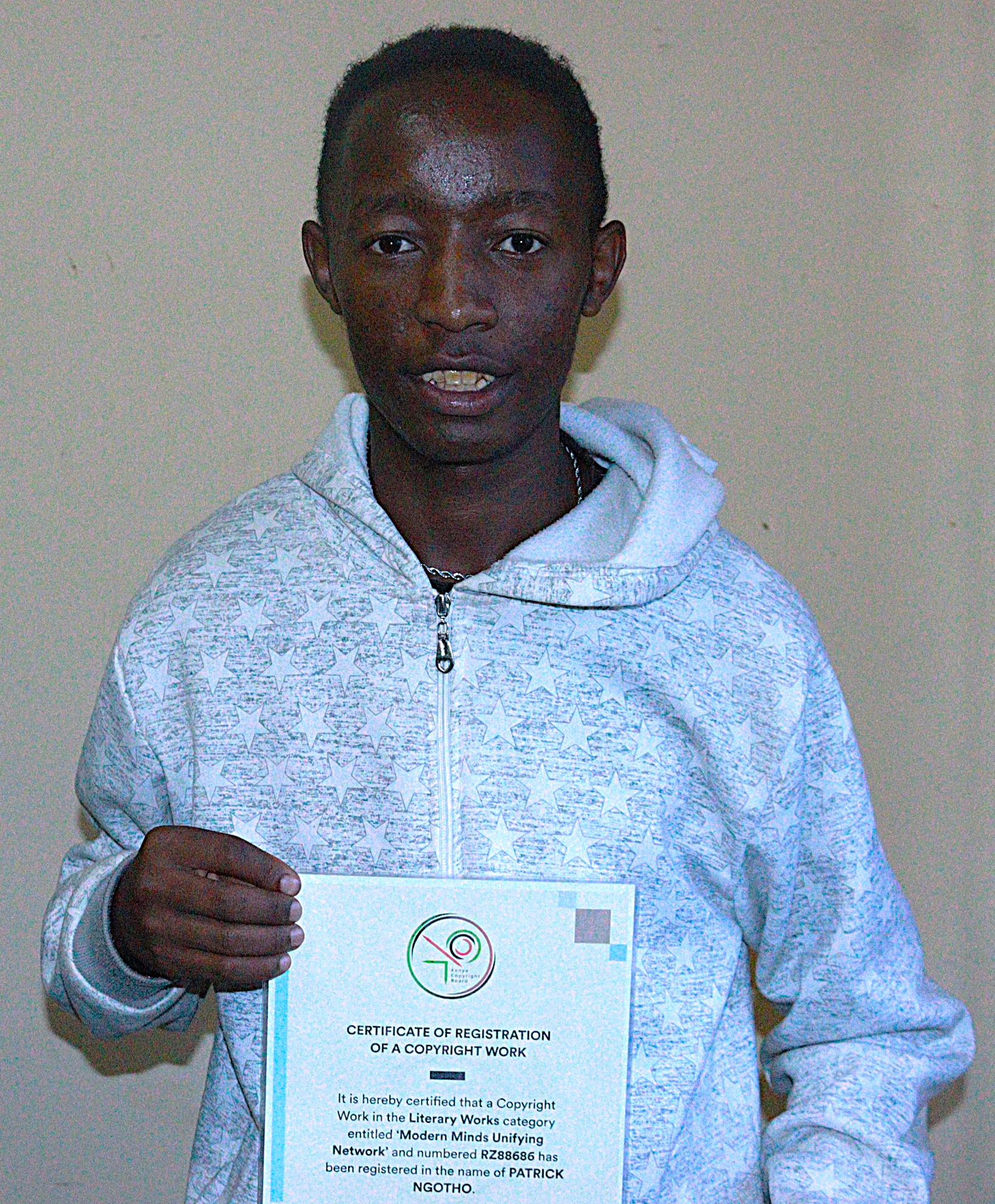 Group of Kenyan students learning tech